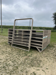 New 2025 Hutchison HW Brand Equine Panel Six Rail 12' - MK Korrals Farm / Ranch