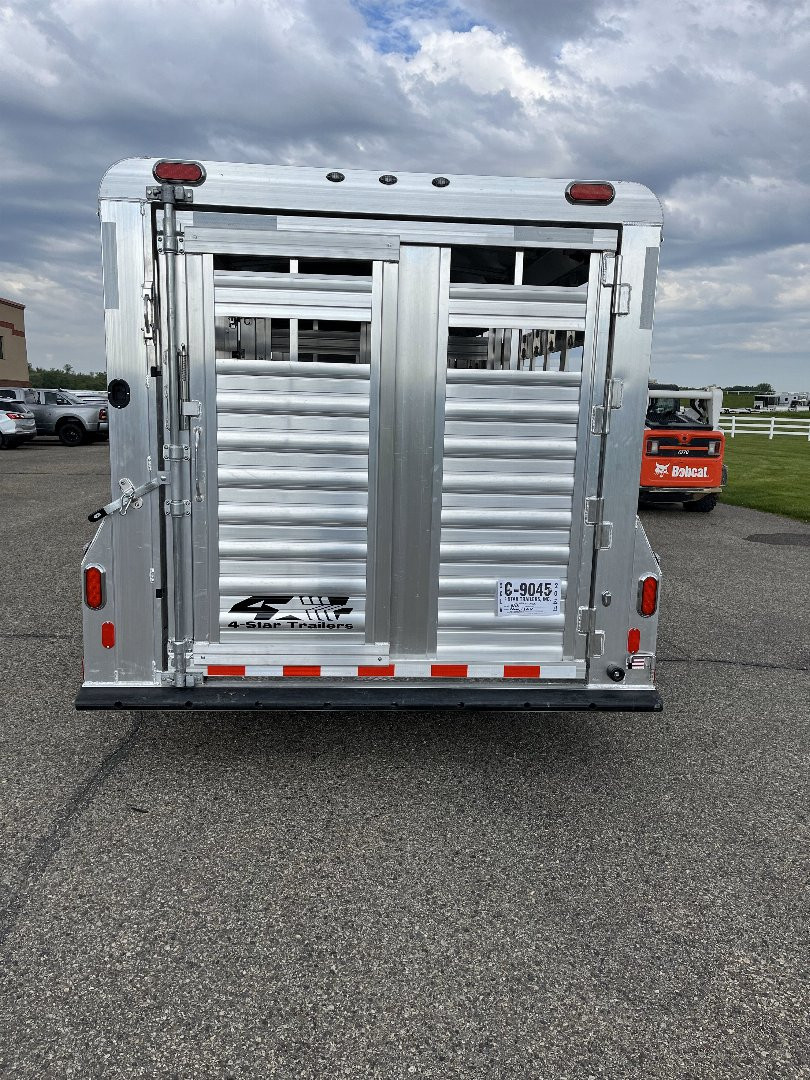 New 2025 4-Star Trailers 7'x24' Stock GN Stock / Stock Combo Trailer