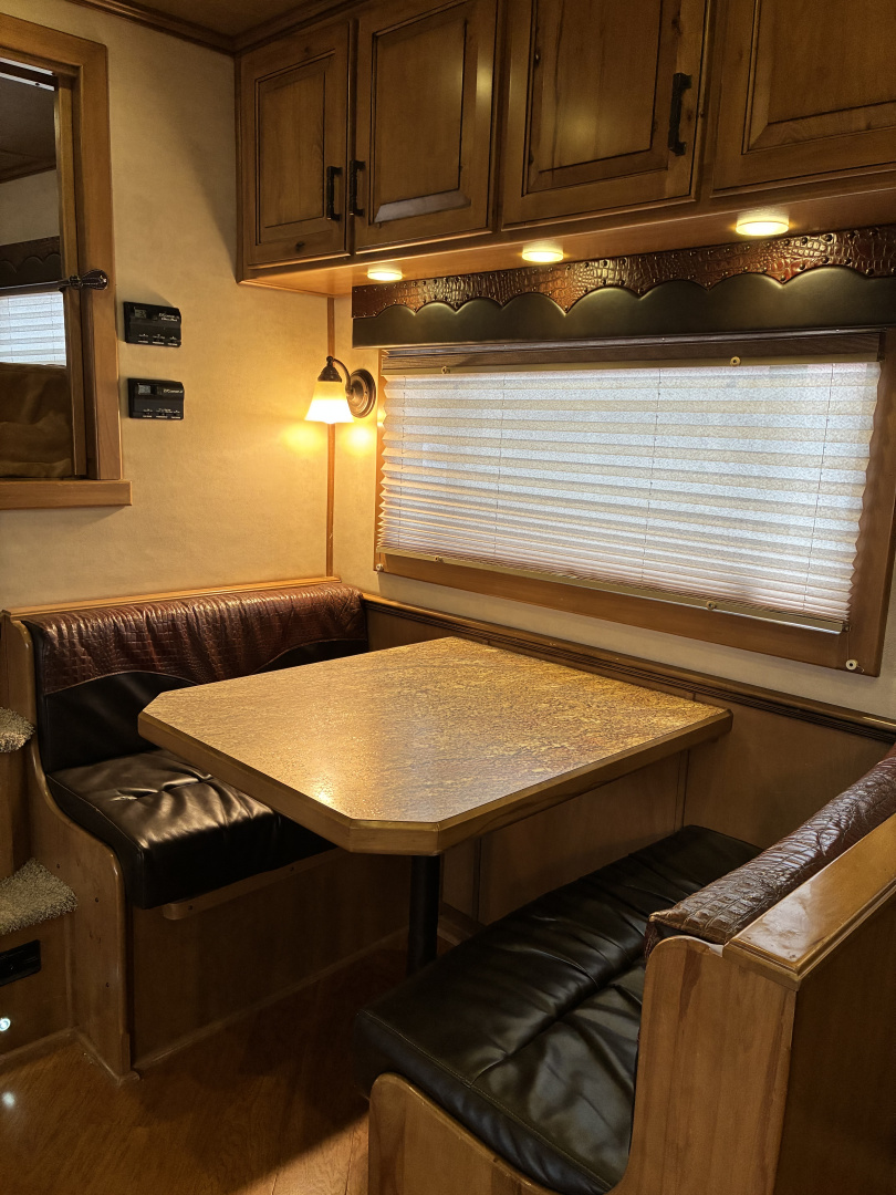 Used 2014 Cimarron Trailers 3H 17' Trail Boss LQ Horse Trailer