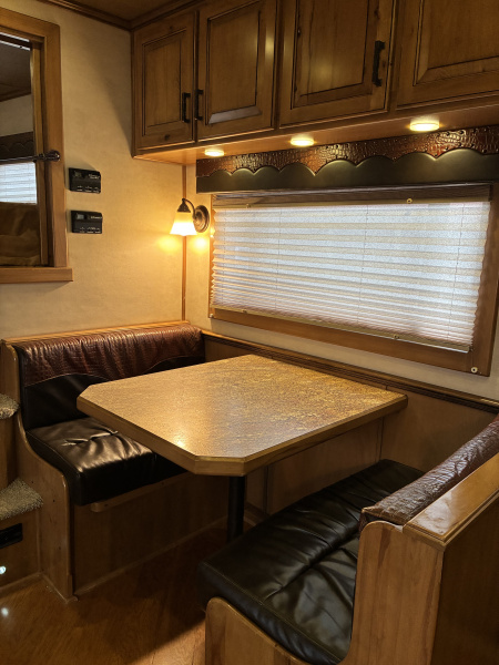 Used 2014 Cimarron Trailers 3H 17' Trail Boss LQ Horse Trailer