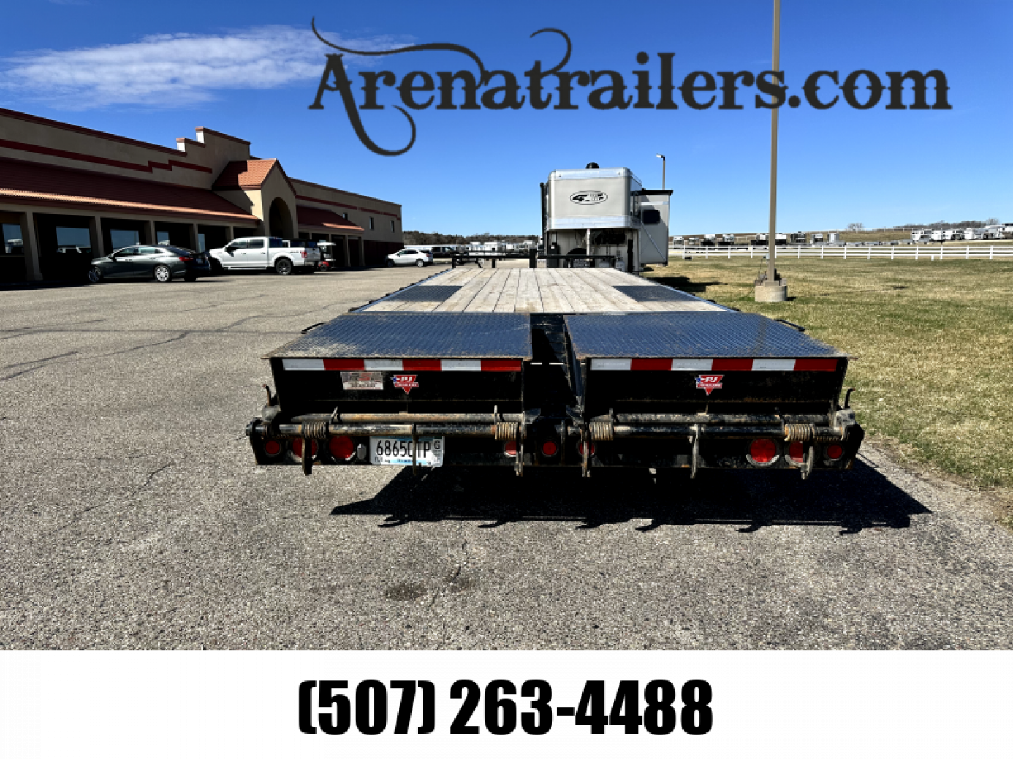 Used 2019 PJ Trailers 24' Flatbed BP Flatbed Trailer