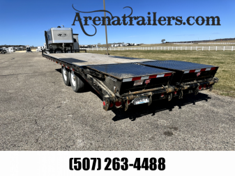 Used 2019 PJ Trailers 24' Flatbed BP Flatbed Trailer