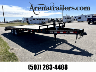 Used 2019 PJ Trailers 24' Flatbed BP Flatbed Trailer