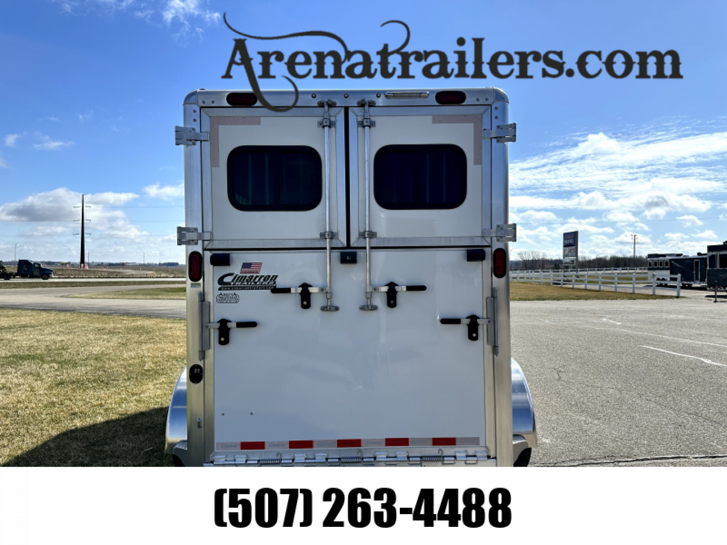 New 2024 Cimarron Trailers 2H BP Straight Load Horse Trailer