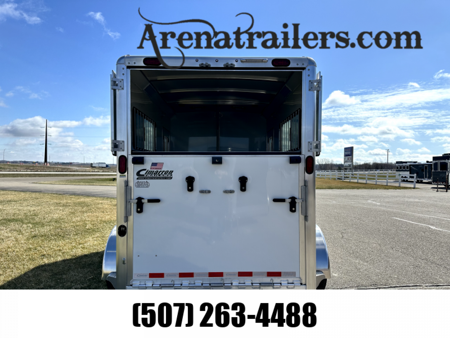 New 2024 Cimarron Trailers 2H BP Straight Load Horse Trailer