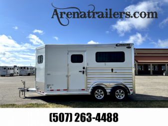 New 2024 Cimarron Trailers 2H BP Straight Load Horse Trailer