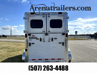 New 2024 Cimarron Trailers 2H BP Straight Load Horse Trailer