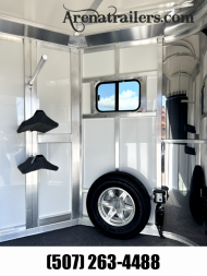New 2024 Cimarron Trailers 2H BP Straight Load Horse Trailer