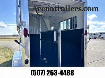 New 2024 Cimarron Trailers 2H BP Straight Load Horse Trailer