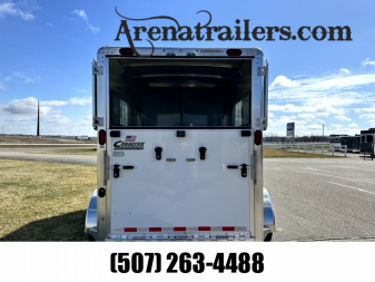 New 2024 Cimarron Trailers 2H BP Straight Load Horse Trailer