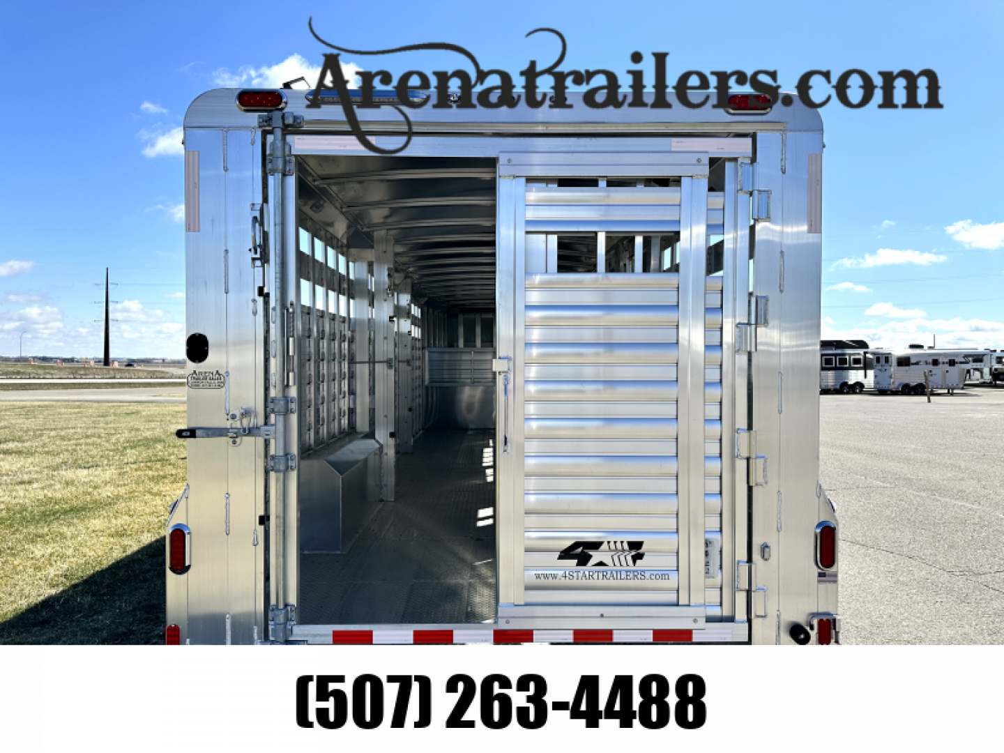 New 2024 4-Star Trailers 28' Stock / Stock Combo Trailer