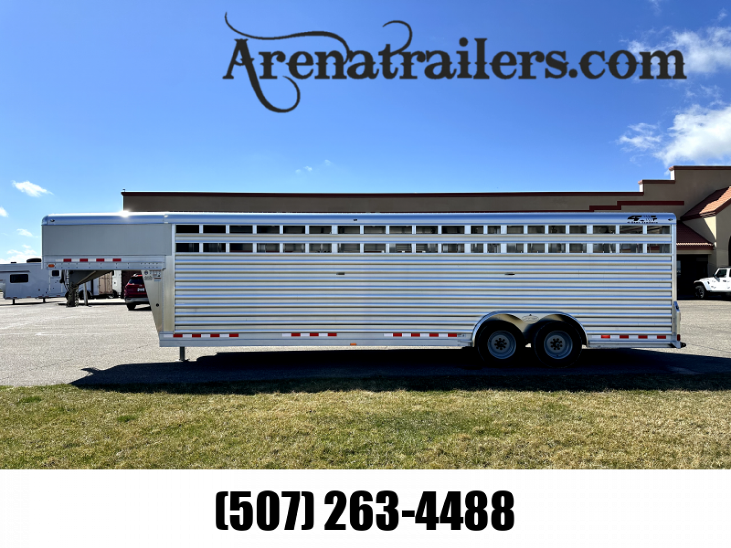 New 2024 4-Star Trailers 28' Stock / Stock Combo Trailer