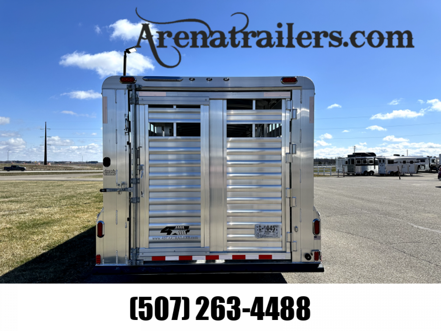 New 2024 4-Star Trailers 28' Stock / Stock Combo Trailer