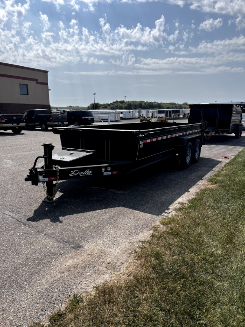 New 2023 Delta Manufacturing 16'x84"x24" 27LPD Dump Trailer