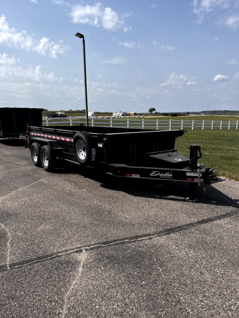New 2023 Delta Manufacturing 16'x84"x24" 27LPD Dump Trailer