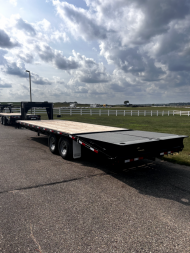 New 2023 Titan Trailers 26' Ruff Neck GN Flatbed Trailer