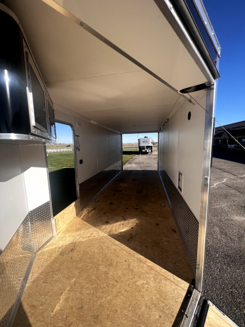New 2023 Ameralite 7'x25' BP Aluminum Snowmobile Trailer