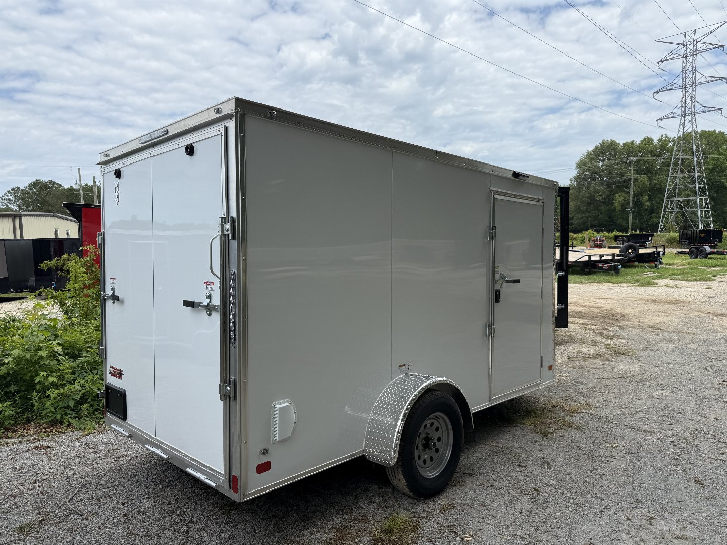 New 2025 Nationcraft 6x12 aluminum Cargo / Enclosed Trailer