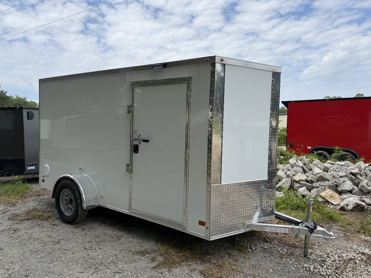 New 2025 Nationcraft 6x12 aluminum Cargo / Enclosed Trailer
