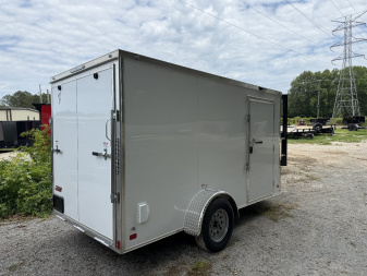 New 2025 Nationcraft 6x12 aluminum Cargo / Enclosed Trailer