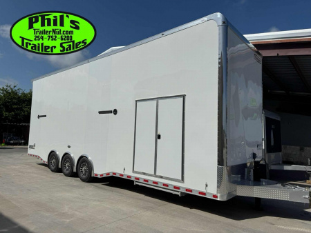 New Haulmark NEW 85X32 ALUMINUM STACKER ENCLOSED RACE TRAILER Car / Racing Trailer