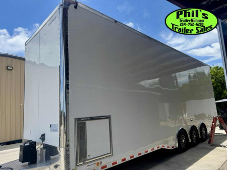 New Haulmark NEW 85X32 ALUMINUM STACKER ENCLOSED RACE TRAILER Car / Racing Trailer