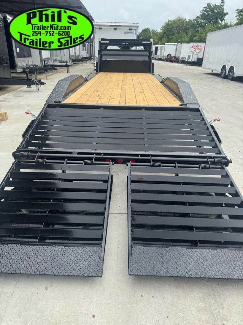 New 2026 Iron Bull 102 X 26 IRON BULL GOOSENECK EQUIPMENT TRAILER DRIVE OVER Equipment Trailer