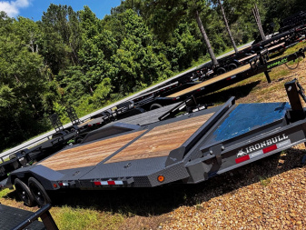 New 2026 Iron Bull 102X22 DRIVER OVER FENDER TILT DECK 14K Equipment Trailer