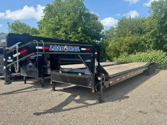 Used 2023 Load Trail 102X40 GOOSENECK DRIVE OVER FENDERS TRIPLE 7K AXLES Equipment Trailer