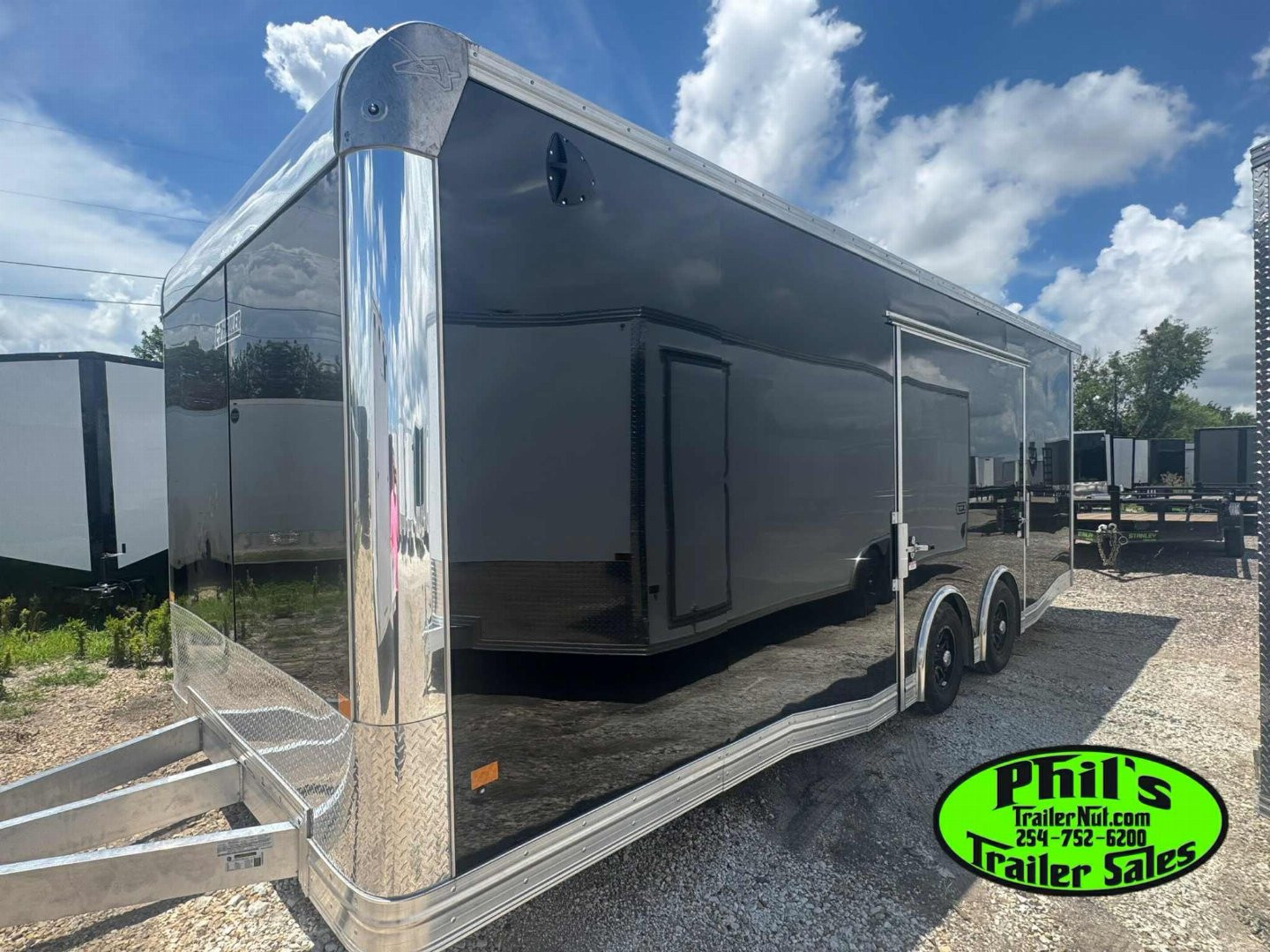 New E-Z Hauler 24' ALL ALUMINUM CAR HAULER LARGE ESCAPE DOOR FINISHED OUT Car / Racing Trailer