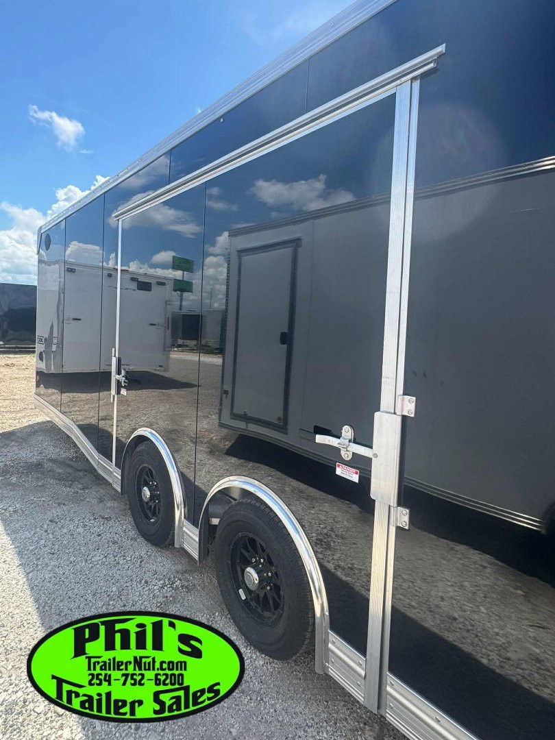 New E-Z Hauler 24' ALL ALUMINUM CAR HAULER LARGE ESCAPE DOOR FINISHED OUT Car / Racing Trailer
