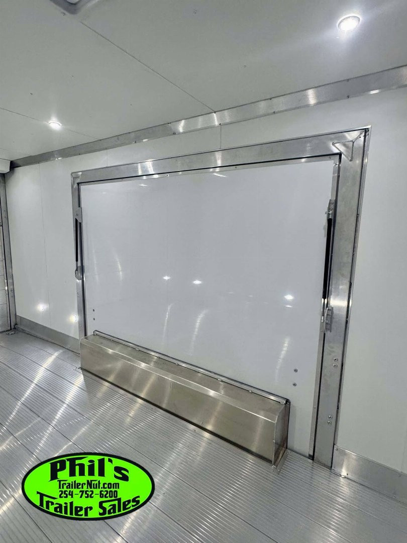 New E-Z Hauler 24' ALL ALUMINUM CAR HAULER LARGE ESCAPE DOOR FINISHED OUT Car / Racing Trailer