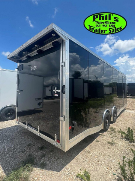 New E-Z Hauler 24' ALL ALUMINUM CAR HAULER LARGE ESCAPE DOOR FINISHED OUT Car / Racing Trailer