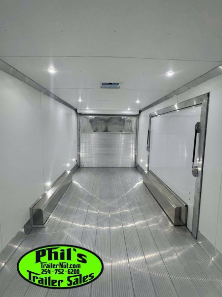 New E-Z Hauler 24' ALL ALUMINUM CAR HAULER LARGE ESCAPE DOOR FINISHED OUT Car / Racing Trailer