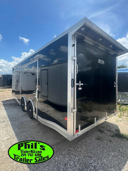 New E-Z Hauler 24' ALL ALUMINUM CAR HAULER LARGE ESCAPE DOOR FINISHED OUT Car / Racing Trailer