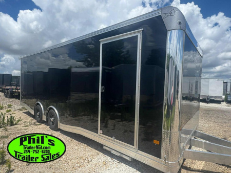 New E-Z Hauler 24' ALL ALUMINUM CAR HAULER LARGE ESCAPE DOOR FINISHED OUT Car / Racing Trailer