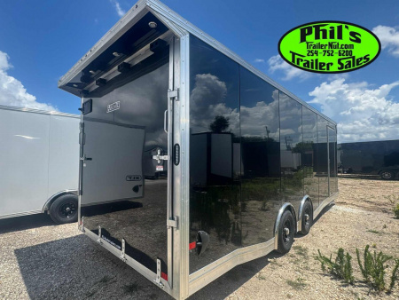 New E-Z Hauler 24' ALL ALUMINUM CAR HAULER LARGE ESCAPE DOOR FINISHED OUT Car / Racing Trailer