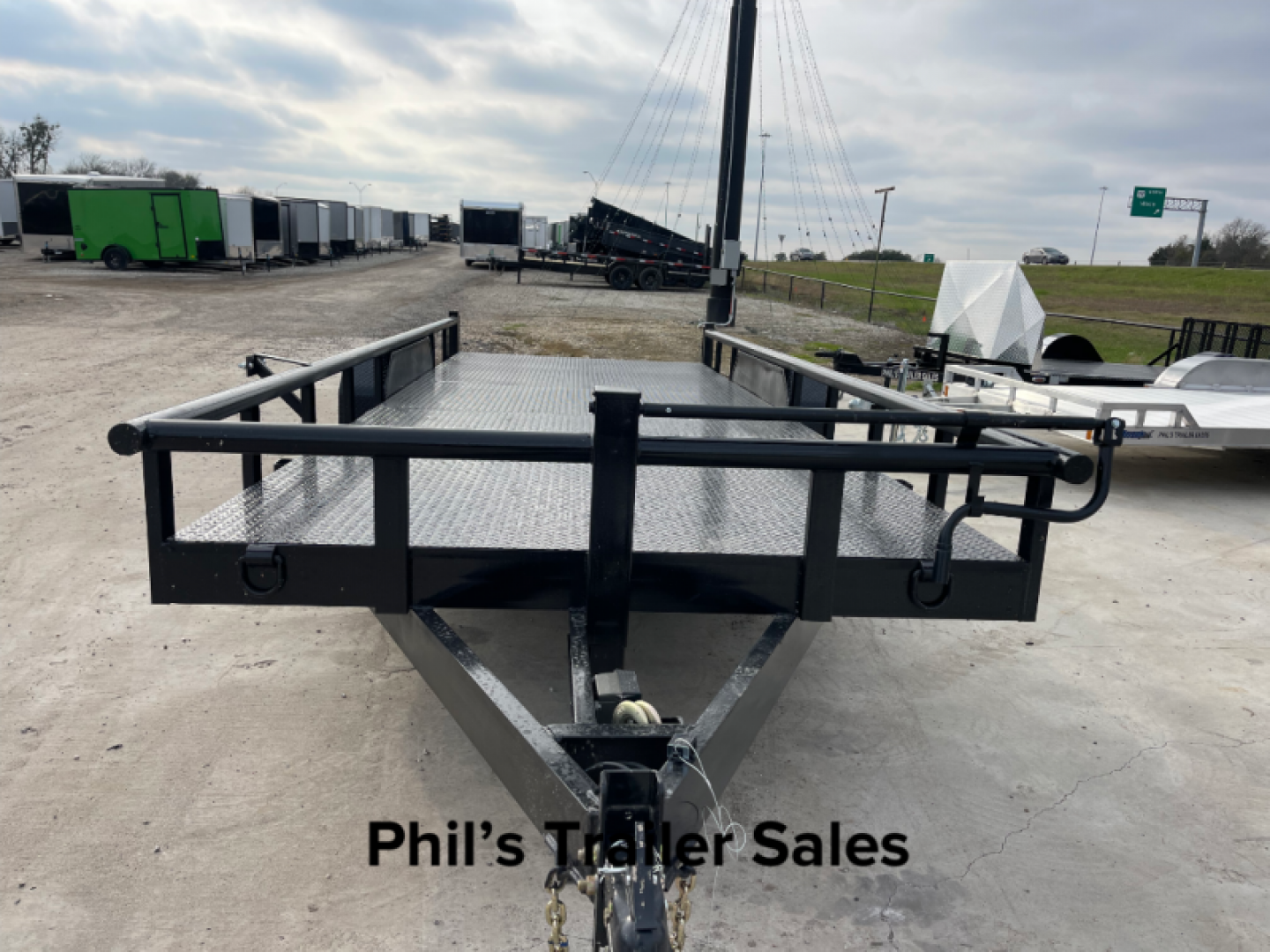 New STANLEY TRAILERS EQUIPMNT TRAILER 83X20 14K UTILITY Trailer STEEL FLOOR SLIDE IN RAMPS PIPETOP