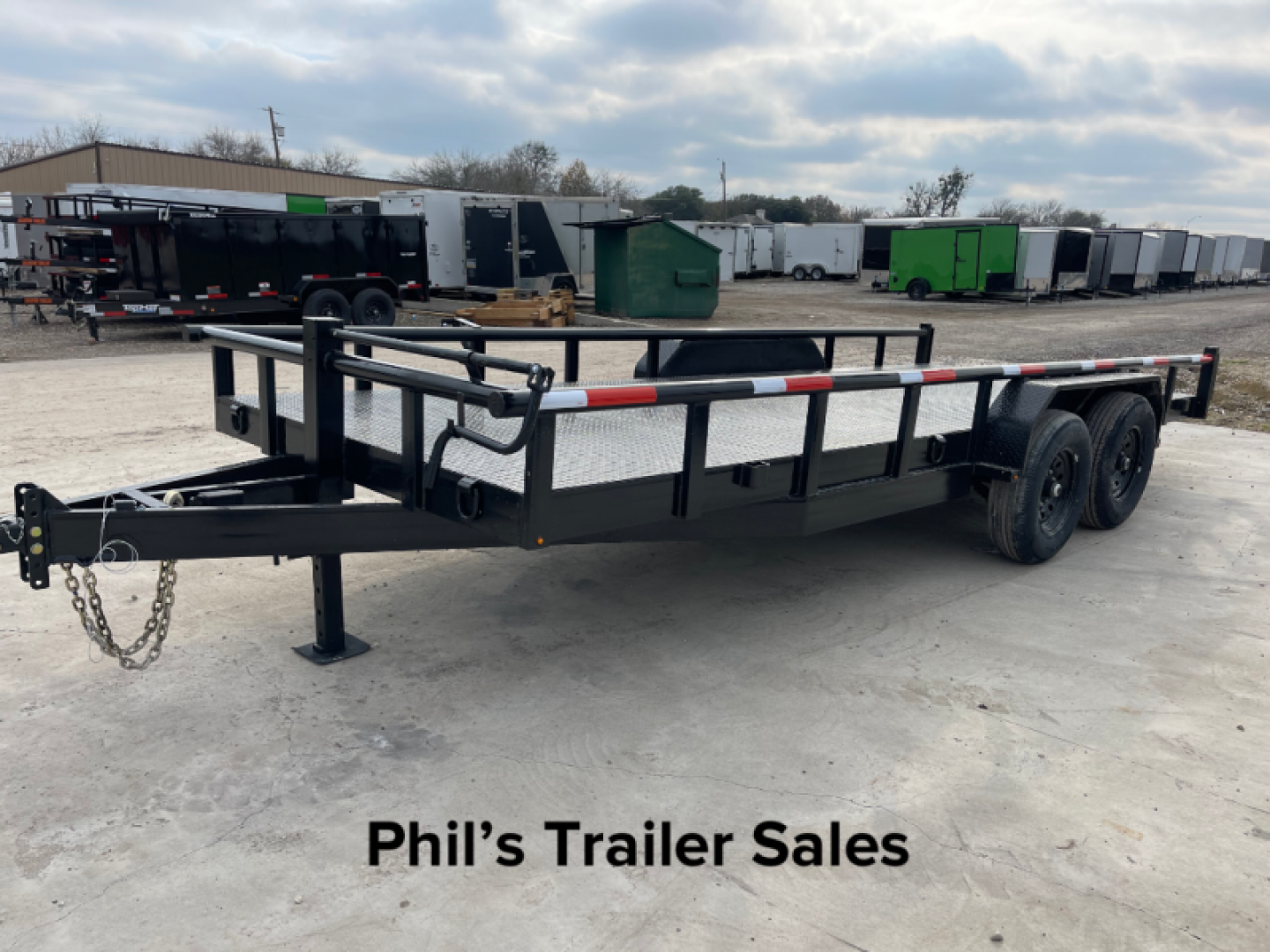 New STANLEY TRAILERS EQUIPMNT TRAILER 83X20 14K UTILITY Trailer STEEL FLOOR SLIDE IN RAMPS PIPETOP