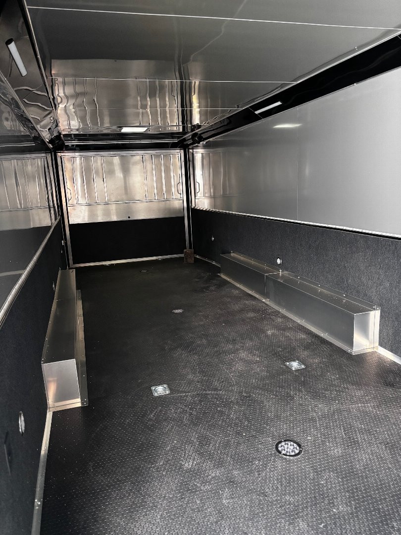 New 2025 RC Trailers 32' RACE TRAILER -TRIPLE AXLE-16" CENTERS ALL AROUND-BASE AND OVER HEAD CABINETS-87" INTERIOR HEIGHT-BLACKOUT TRIM... MUCH MORE Car / Racing Trailer