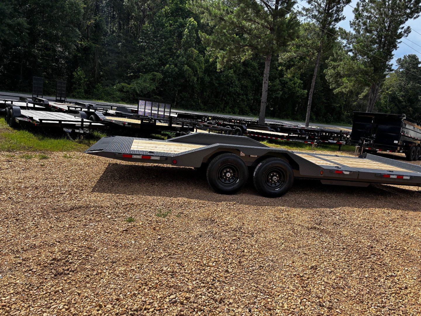 New 2026 Iron Bull 22' DRIVER OVER FENDER-TILT DECK -14K-TOOL BOX Equipment Trailer