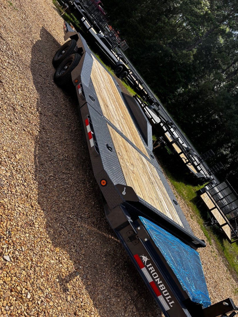 New 2026 Iron Bull 22' DRIVER OVER FENDER-TILT DECK -14K-TOOL BOX Equipment Trailer