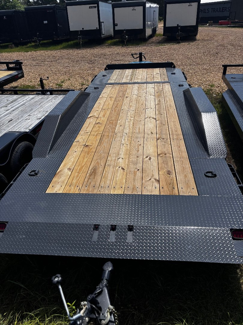 New 2026 Iron Bull 22' DRIVER OVER FENDER-TILT DECK -14K-TOOL BOX Equipment Trailer