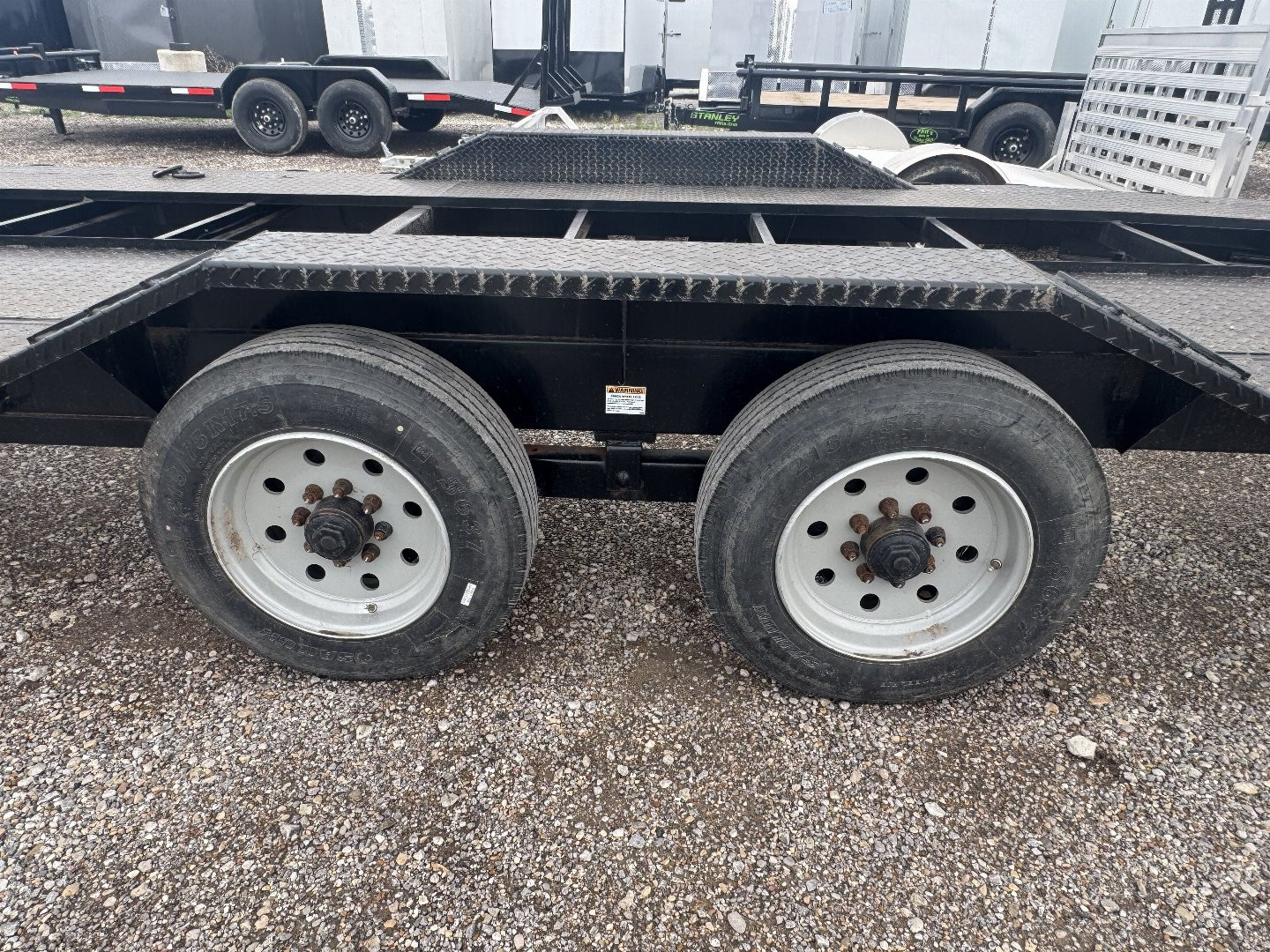 Used 2021 Texas Pride Trailers 102X40 OPEN CAR HAULER 18K GOOSENECK TRAILER Equipment Trailer