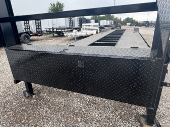 Used 2021 Texas Pride Trailers 102X40 OPEN CAR HAULER 18K GOOSENECK TRAILER Equipment Trailer