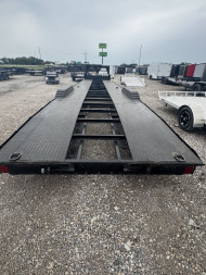 Used 2021 Texas Pride Trailers 102X40 OPEN CAR HAULER 18K GOOSENECK TRAILER Equipment Trailer