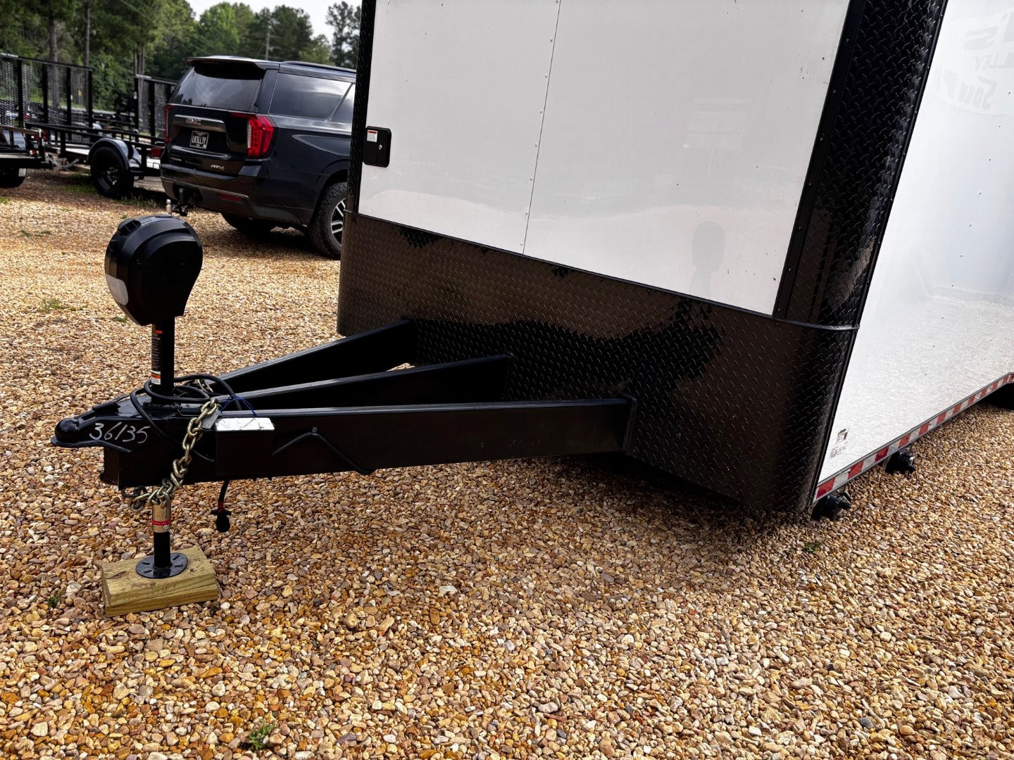 New 2025 Anvil 28' BATHROOM RACE TRAILER -.080 POLYCORE EXTERIOR-7' INTERIOR HEIGHT-BLACKOUT TRIM-ESCAPE DOOR-INSULATED CEILING Car / Racing Trailer