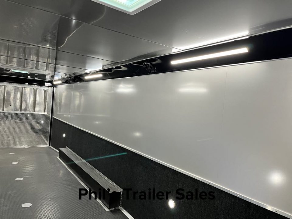New Haulmark NEW 85X34 EDGE ENCLOSED CAR RACE TRAILER ELECTRIC AWNING CARGO TRAILERS CAR HAULER Car / Racing Trailer