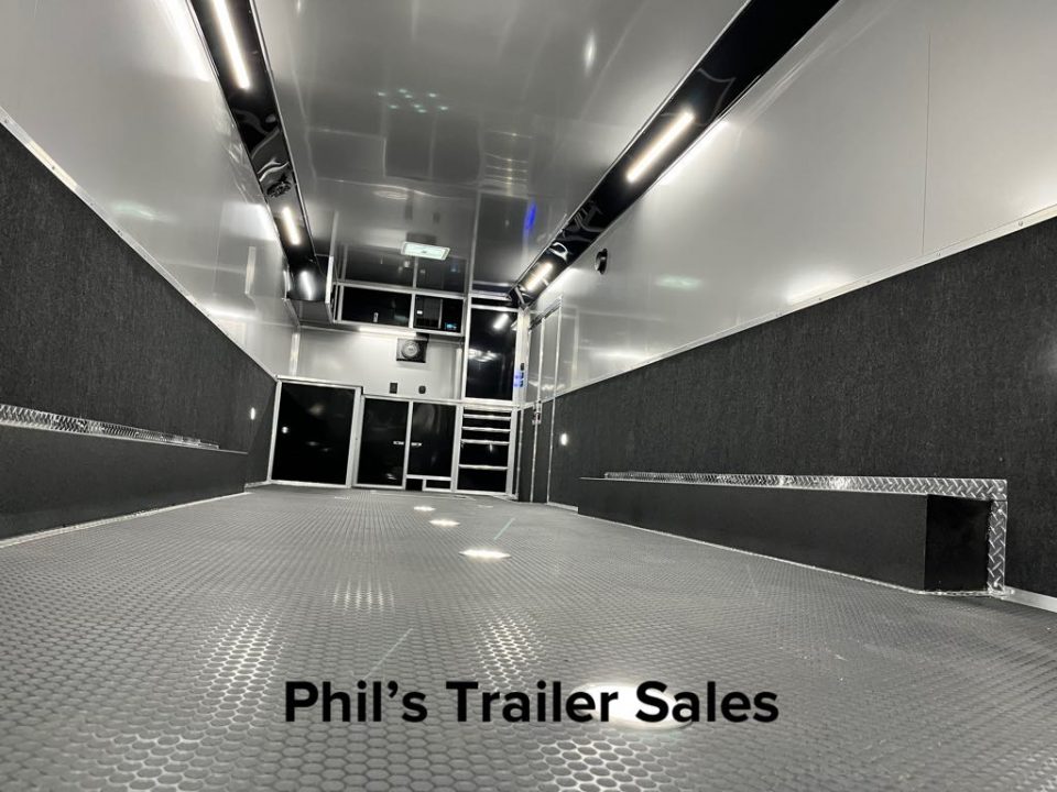 New Haulmark NEW 85X34 EDGE ENCLOSED CAR RACE TRAILER ELECTRIC AWNING CARGO TRAILERS CAR HAULER Car / Racing Trailer
