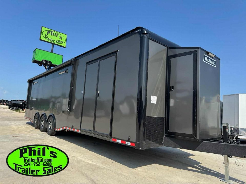 New Haulmark NEW 85X34 EDGE ENCLOSED CAR RACE TRAILER ELECTRIC AWNING CARGO TRAILERS CAR HAULER Car / Racing Trailer
